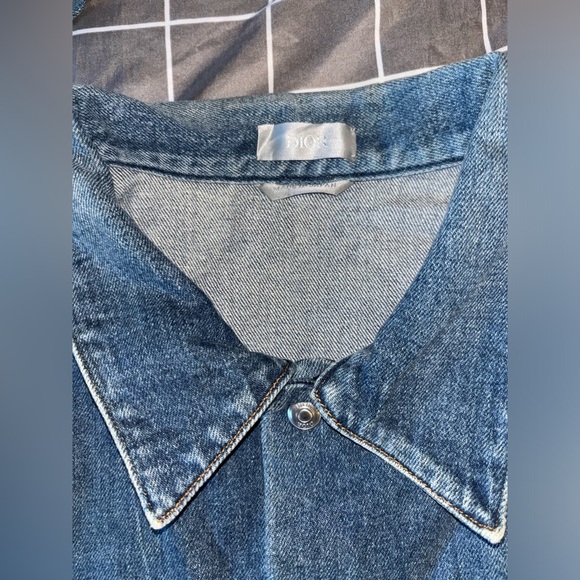 Pre Owned Dior Stussy Bee Denim Jacket - Picture 3 of 6